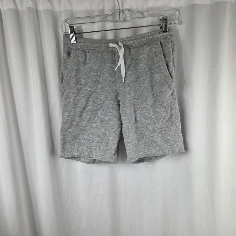 Old Navy Boys Size Large Drawstring Pull-on Fleece Shorts Gray